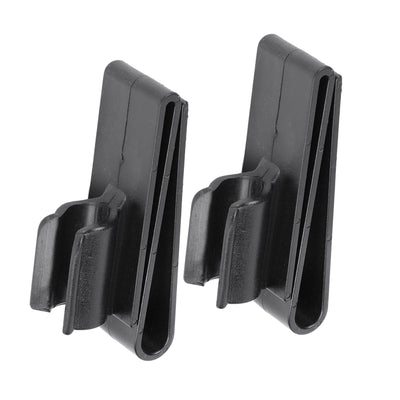 Golf Club Bag Clip – Durable Plastic Putter Clamp Holder (Black)