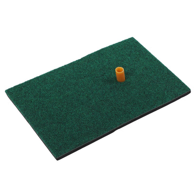 Golf Swing Practice Mat – Indoor Hitting Mat with Tee & Artificial Lawn