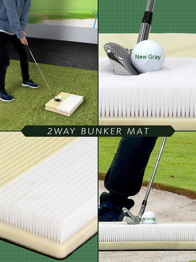 Golf Simulator Sand Wedge Mat – Training Mat for Wedge Shots